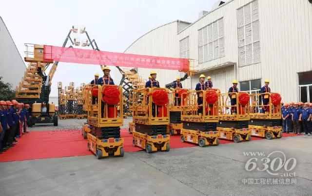 徐工高空作業平臺批量出口歐洲高端市場產品展示