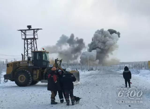 徐工裝載機在極寒環境下工作