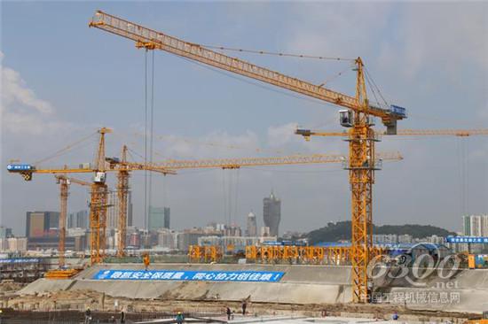 中聯重科塔機產品參建港珠澳大橋