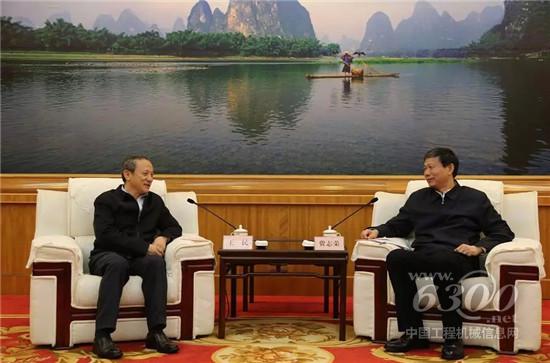 廣西壯族自治區(qū)副主席費(fèi)志榮在南寧會見了王民董事長