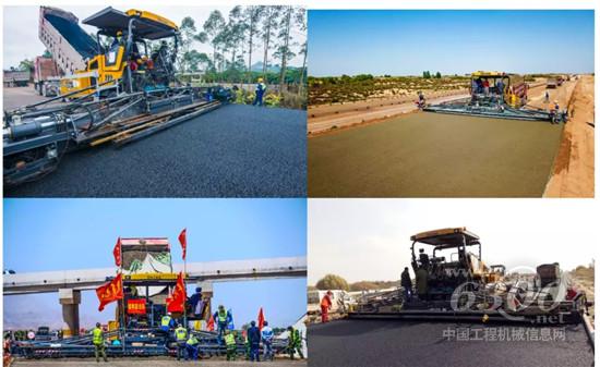 閃耀在全國重點(diǎn)道路工程上的徐工RP1655攤鋪機(jī)