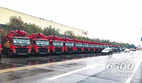 三一重工3次打破吉尼斯最長臂架泵車紀錄