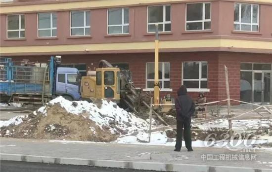 徐工XZ450水平定向鉆不懼嚴寒助東北建設