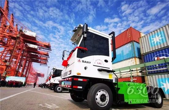三一純電動港口牽引車廈門批量投運