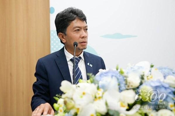 馬石油下游石油精煉、營銷和貿易副總裁Ahmad Adly Alias先生在慶祝儀式上致辭