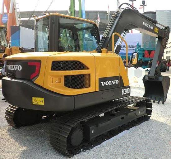 沃爾沃EC80D小型挖掘機(jī)