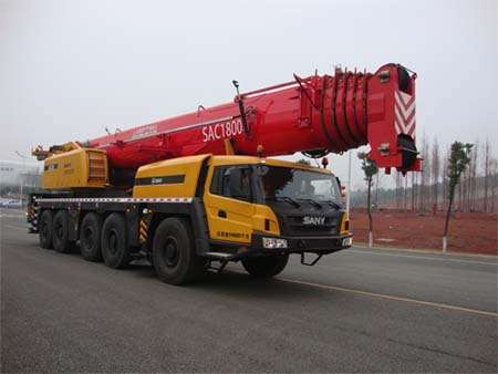三一重工SAC1800全地面起重機