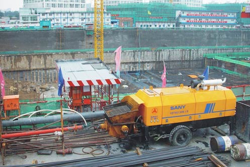 三一中國混凝土攪拌站產品施工案例