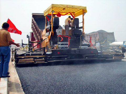 三一重工路筑路機械產品施工案例