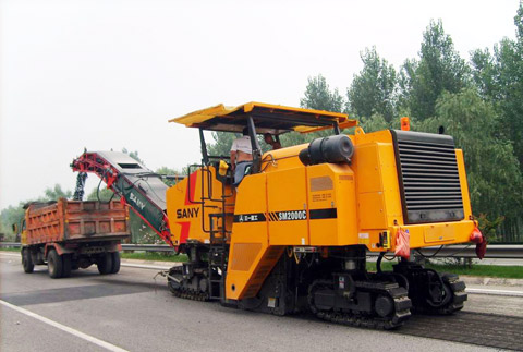 三一重工路筑路機械產品施工案例