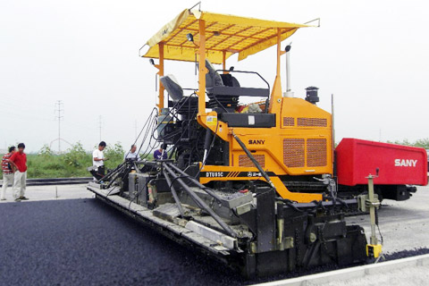 三一重工路筑路機械產品施工案例