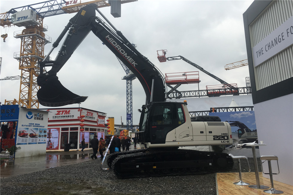 Bauma China 2016——hidromek展臺風采