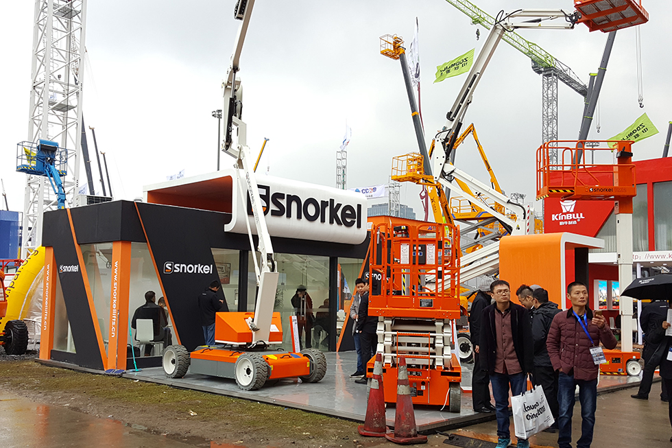Bauma China 2016——美國Snorkel 高空作業(yè)平臺-普雷斯特機(jī)械設(shè)備(北京)有限公司
