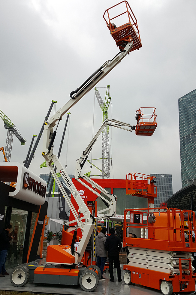 Bauma China 2016——美國Snorkel 高空作業(yè)平臺-普雷斯特機(jī)械設(shè)備(北京)有限公司