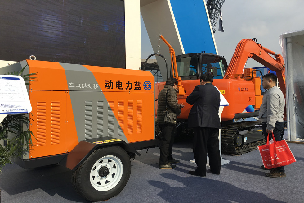 Bauma China 2016——杭州藍力電動科技有限公司展臺風采