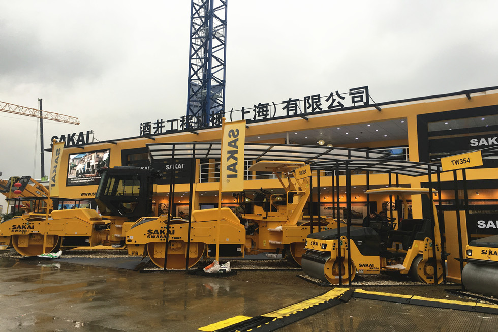 Bauma China 2016——酒井工程機械(上海)有限公司展臺風采
