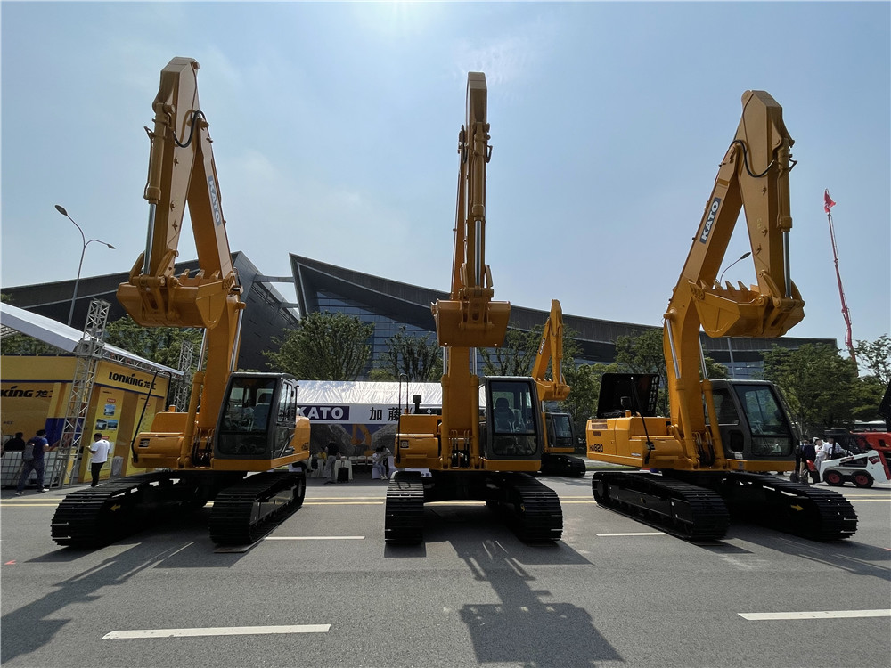 2023長(zhǎng)沙國(guó)際工程機(jī)械展覽會(huì)展臺(tái)風(fēng)采：加藤（中國(guó)）