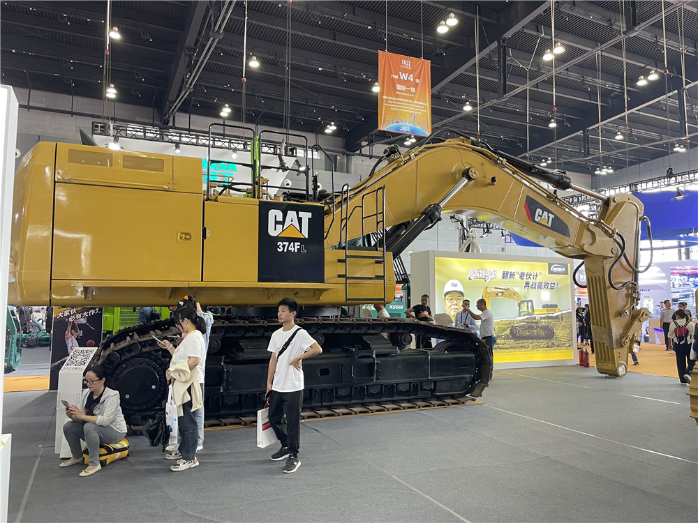 2023長沙國際工程機(jī)械展覽會(huì)展臺風(fēng)采：卡特彼勒