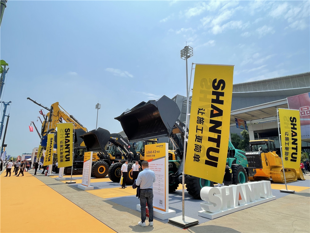 2023長沙國際工程機械展覽會展臺風采：山推