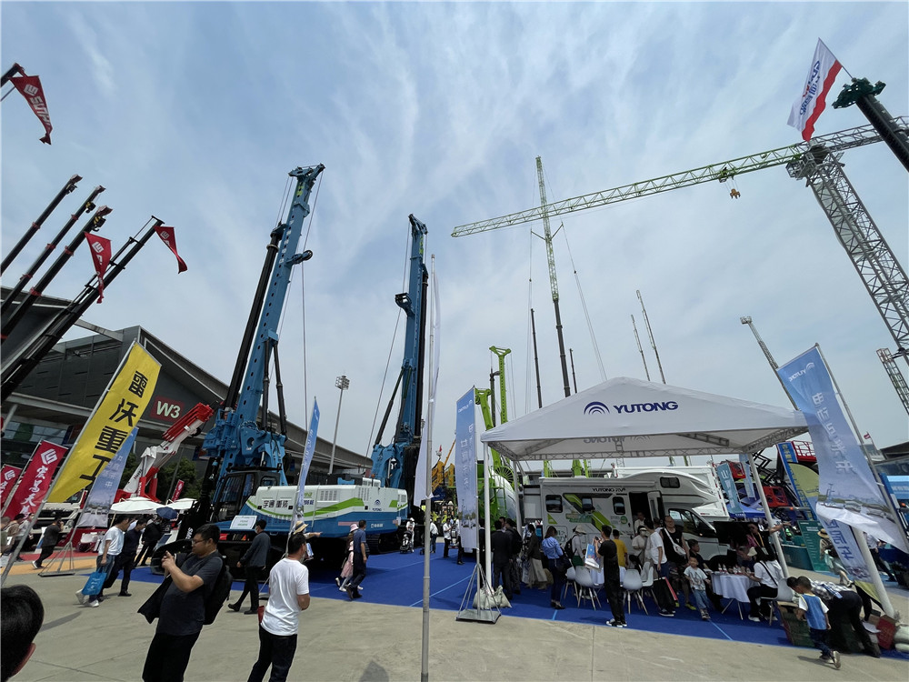 2023長沙國際工程機械展覽會展臺風采：宇通重裝
