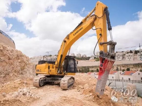 柳工設(shè)備在耶路撒冷道路擴建施工