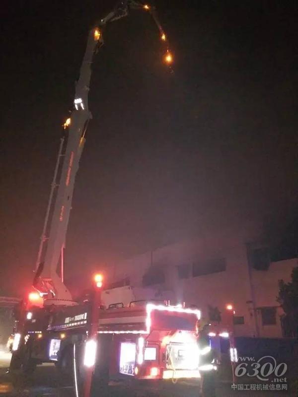 電池廠凌晨突發(fā)大火 三一“消防俠”全力救援
