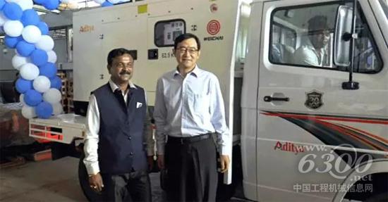 山東重工集團副總經理徐子春和ADITYA TECH董事長Murlidhar