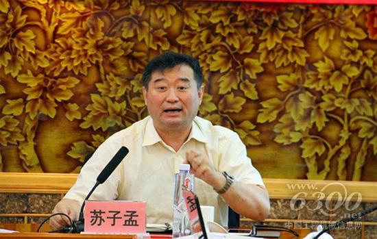 中國工程機械工業協會常務副會長兼秘書長蘇子孟出席并做重要講話