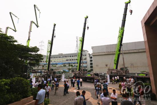 中聯重科4.0產品全國巡展“廣州站”現場觀摩環節