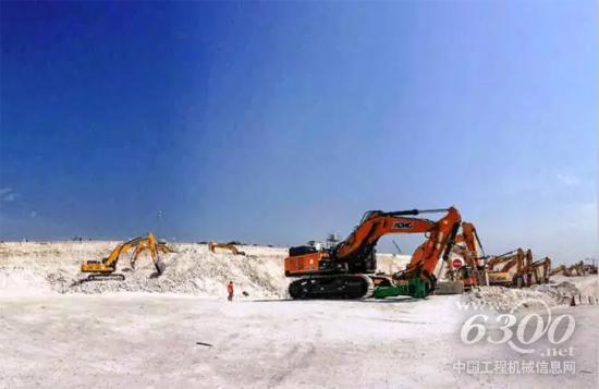 徐工300余臺土方成套設備參與建設