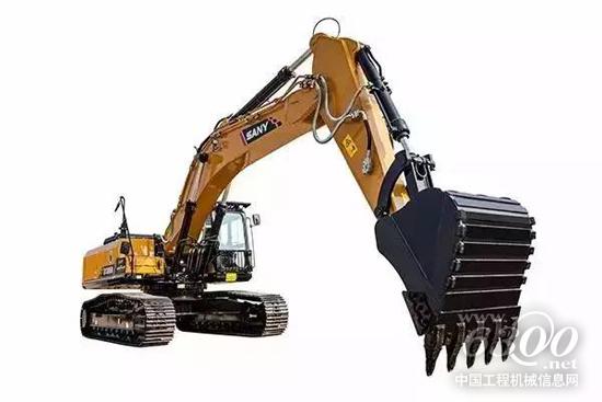 超強挖掘力讓SY395H/750H成開山裂石之利器