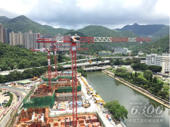 中聯重科塔機參與香港公共屋邨建設