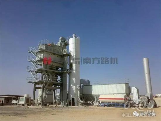 南方路機瀝青混合料攪拌設備在沙特