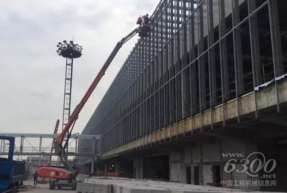 鼎力高空作業平臺助力上海虹橋機場