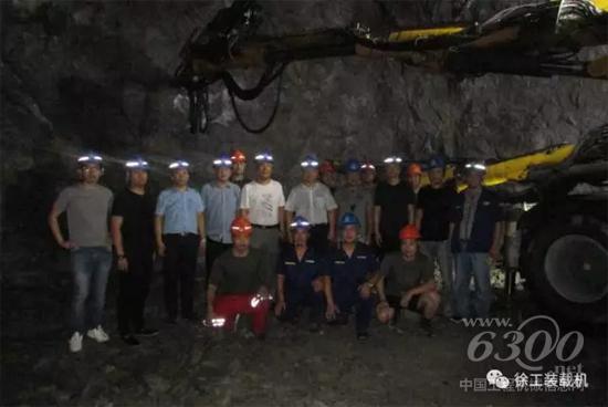徐工集團總經理楊東升到杭紹臺高速公路項目施工現場考察調研