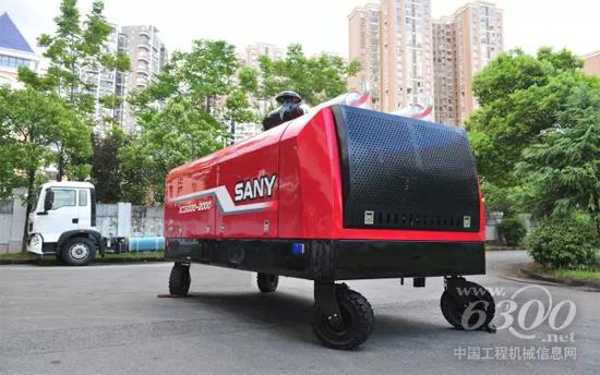 全球首臺三一超高壓消防泵！