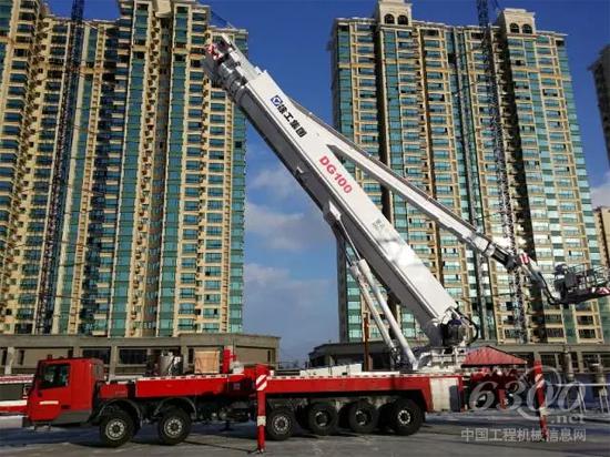 徐工DG100、DG88首次進行國內超高米數消防車極寒環境實驗