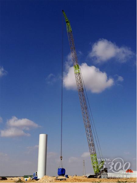 QUY650起重機(jī)在風(fēng)電項(xiàng)目現(xiàn)場施工