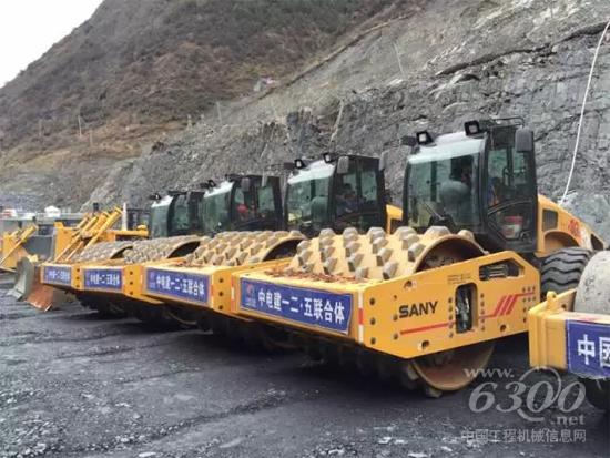 兩河口再增兩臺三一全液壓
