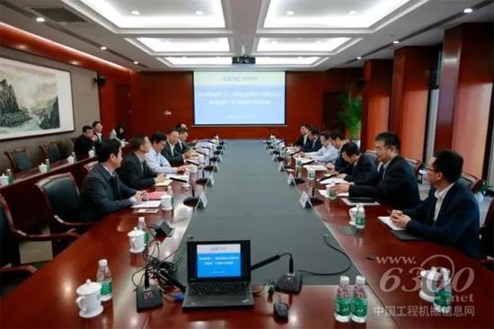 梁穩根與中國能建黨委書記、董事長汪建平會談，將進一步加強合作