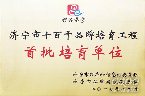 山推入選首批“十百千”品牌培育試點企業(yè)