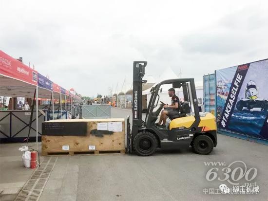 柳工C系列叉車作業現場