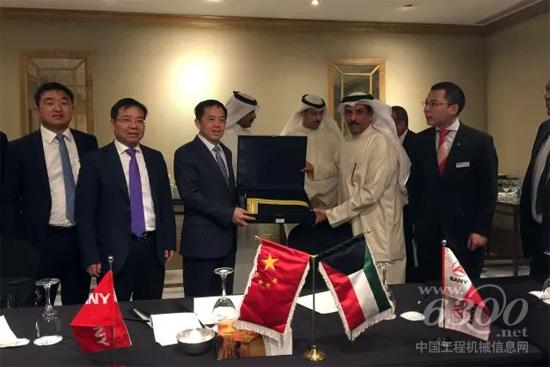 三一重工與科威特工程建筑承包商簽署設備采購協議