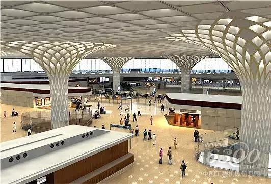印度孟買Chhatrapati Shivaji國(guó)際機(jī)場(chǎng)新建二號(hào)航站樓