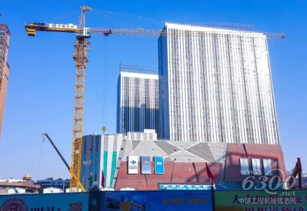 QTZ250助建徐州地鐵，圖為老火車站站建設現場