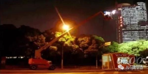 捷爾杰高空作業平臺參與影視作品拍攝