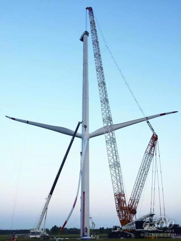 中聯(lián)重科QUY800助力臨西運河風(fēng)電項目建設(shè)