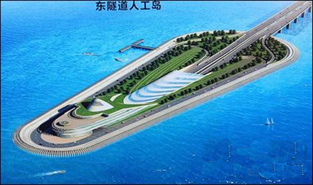 　東隧道人工島示意圖