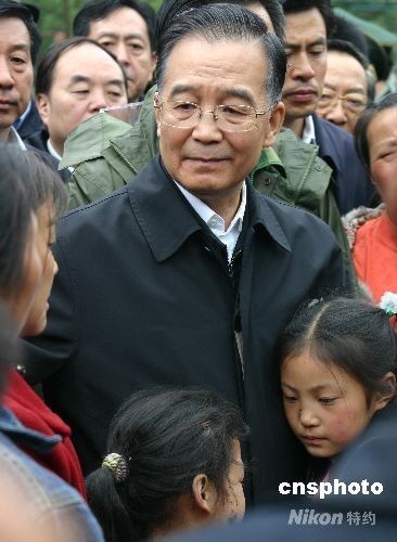 溫總理在抗災前線