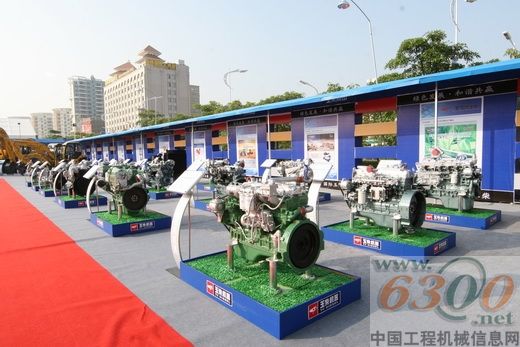 展出的各型柴油機